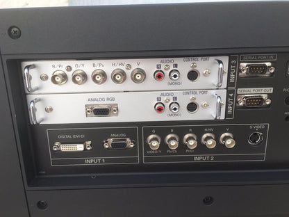 CHRISTIE LX1000 3-LCD XGA PROJECTOR with REMOTE INPUT CARDS & MOUNT FREE SHIPPIN