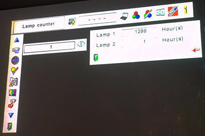 CHRISTIE LX1000 3-LCD XGA PROJECTOR with REMOTE INPUT CARDS & MOUNT FREE SHIPPIN