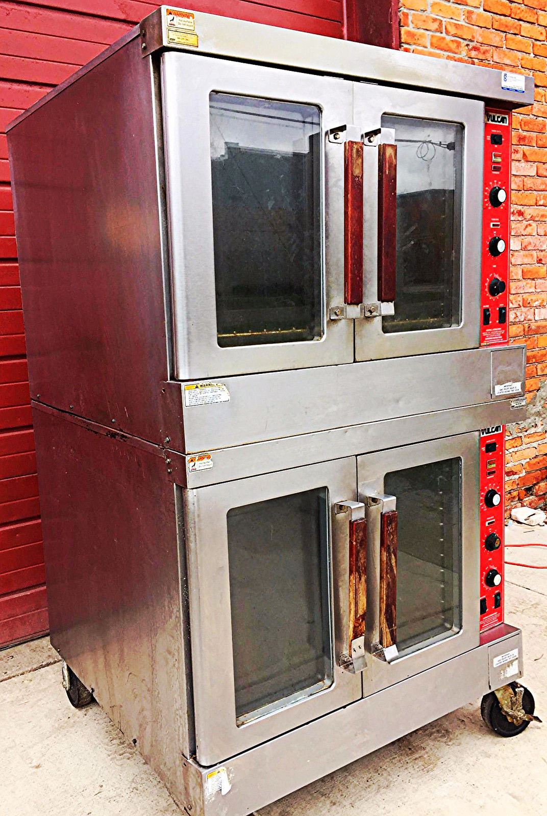VULCAN SG4D GAS COMMERCIAL FULL SIZE DOUBLE STACKED CONVECTION OVEN FREESHIPPING