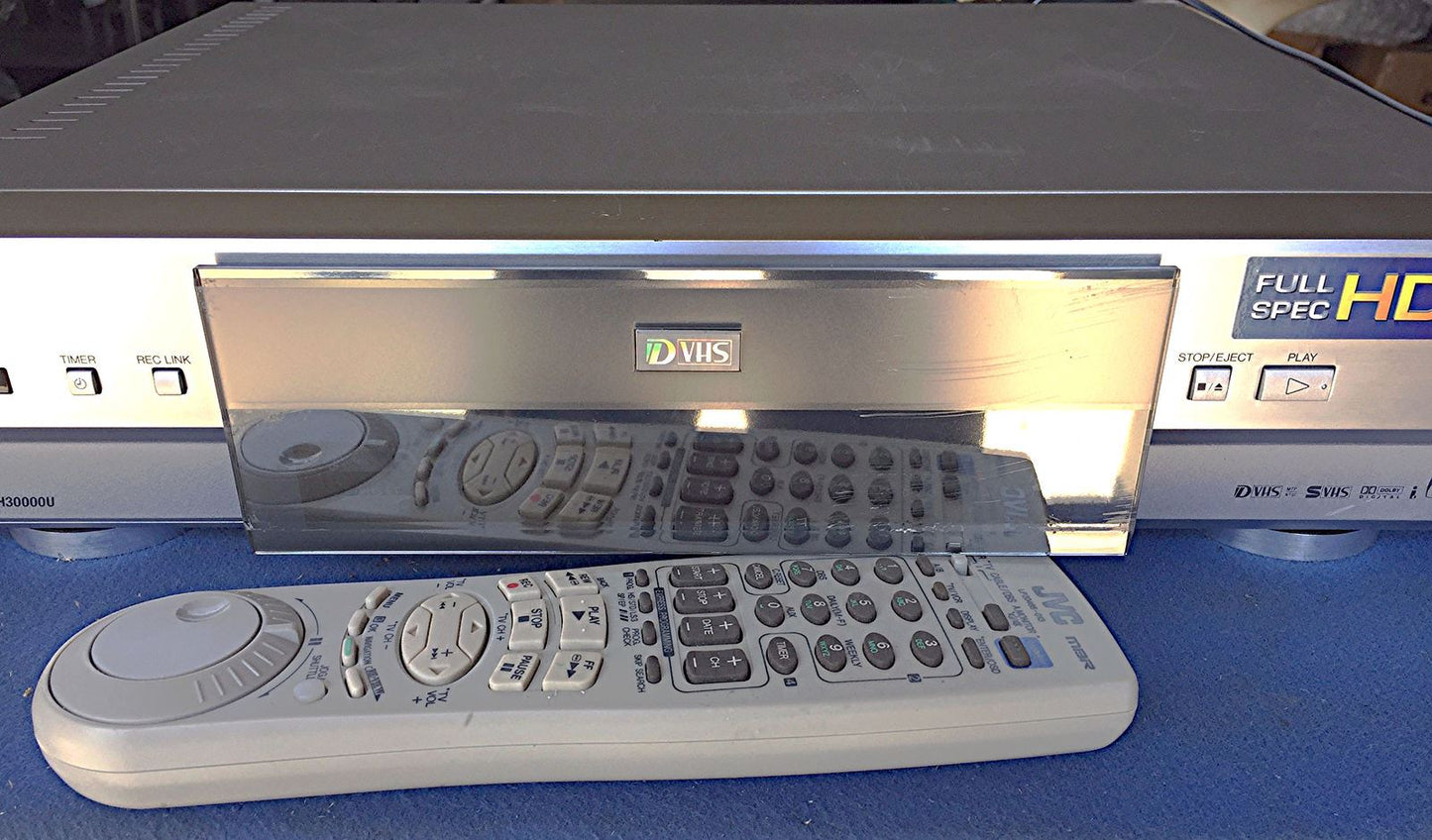 JVC HM-DH30000U DVHS VCR D-Theater D-VHS S-VHS HD HDTV with REMOTE FREE SHIP