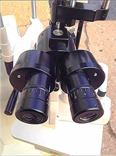 REICHERT XCEL 300 SLIT LAMP OPTOMETRY OPTOMETRIST ADJUST EXAM & OPHTHALMIC STAND