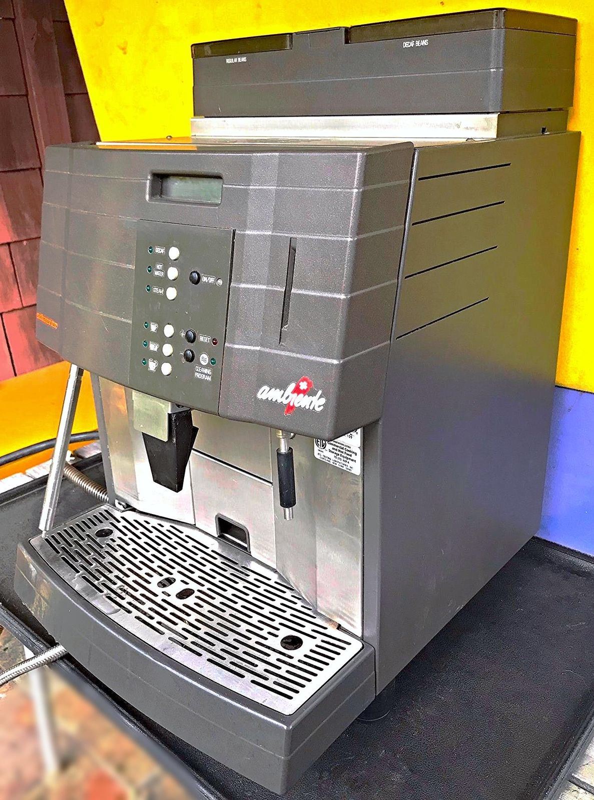 SCHAERER AMBIENTE DUAL BOILER ESPRESSO CAPPUCCINO MACHINE 15SO WATCHVIDEOFREESHI