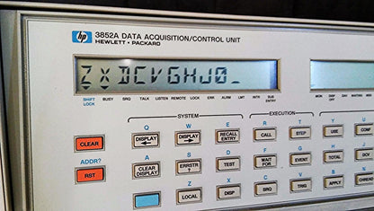 HEWLETT PACKARD 3852A DATA AQUISITION CONTROL UNIT WORKING PERFECTLY FREE SHIP