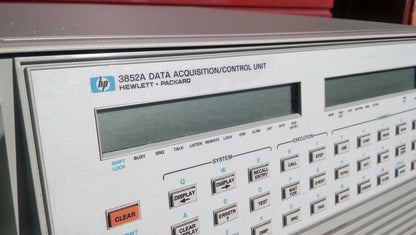 HEWLETT PACKARD 3852A DATA AQUISITION CONTROL UNIT WORKING PERFECTLY FREE SHIP