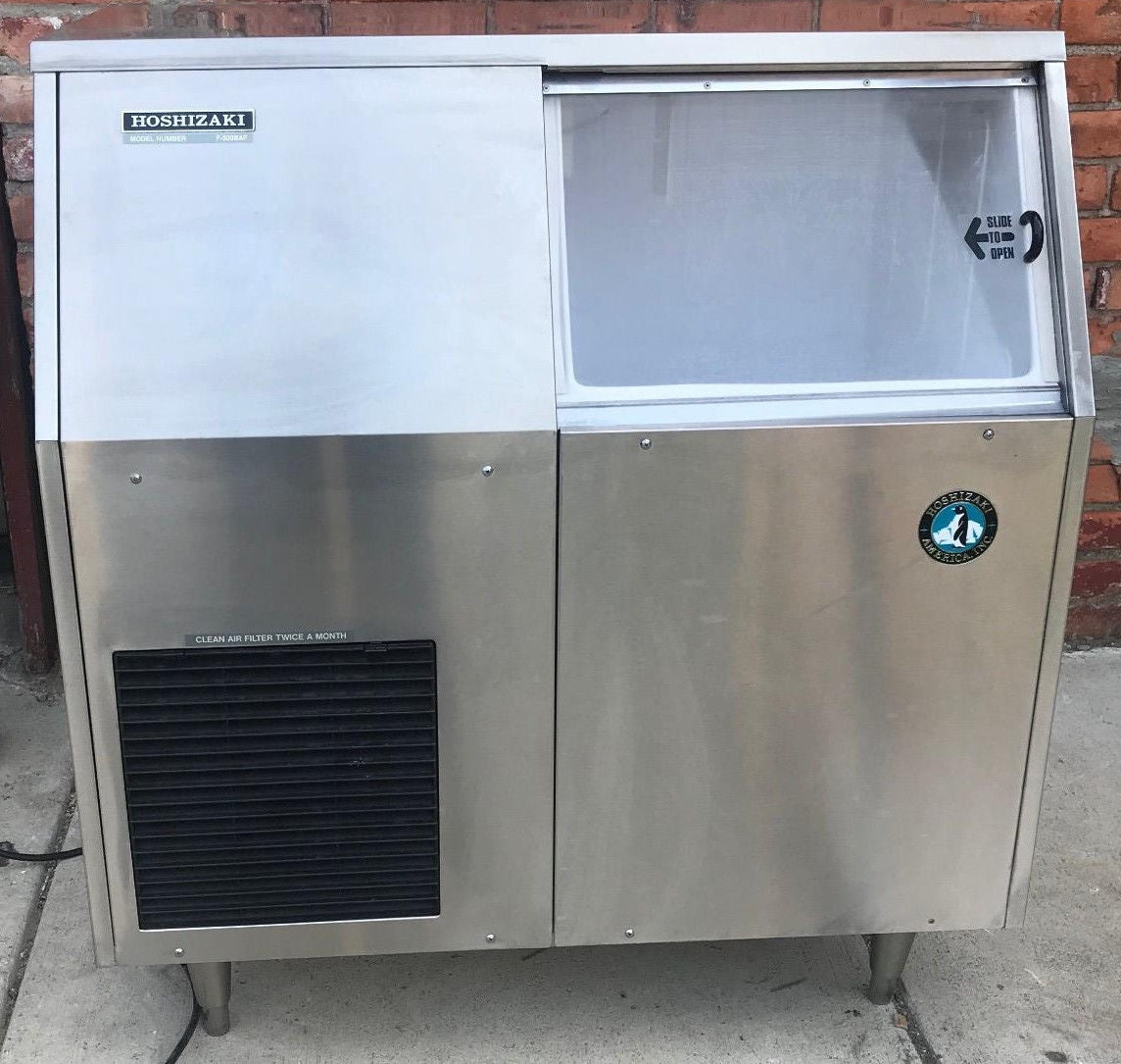 HOSHIZAKI F-300BAF UNDERCOUNTER FLAKE AIR COOL ICE MACHINE 353Lbs/day  FREE SHIP
