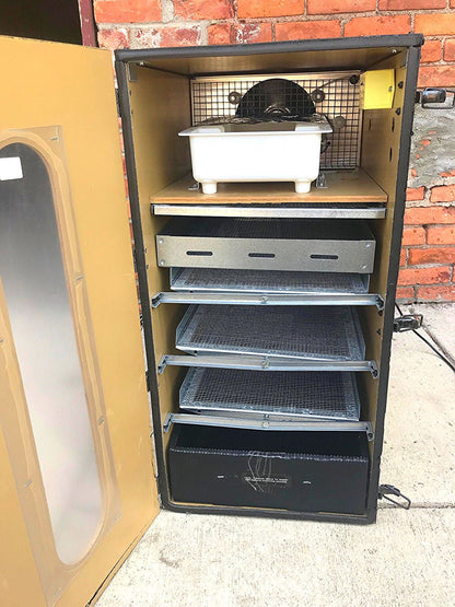 GQF SPORTSMAN 1502 DIGITAL EGG INCUBATOR & HATCHER COMBO CABINET WATCH VIDEO