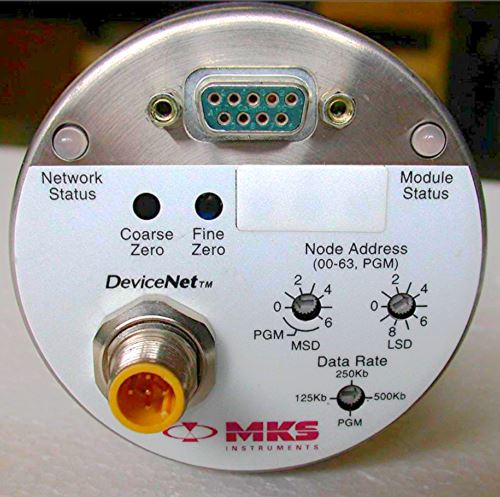 BARATRON MKS DEVICENET PRESSURE TRANSDUCER RANGE 16 TORR MODEL CT27A11TBC9 FSHIP