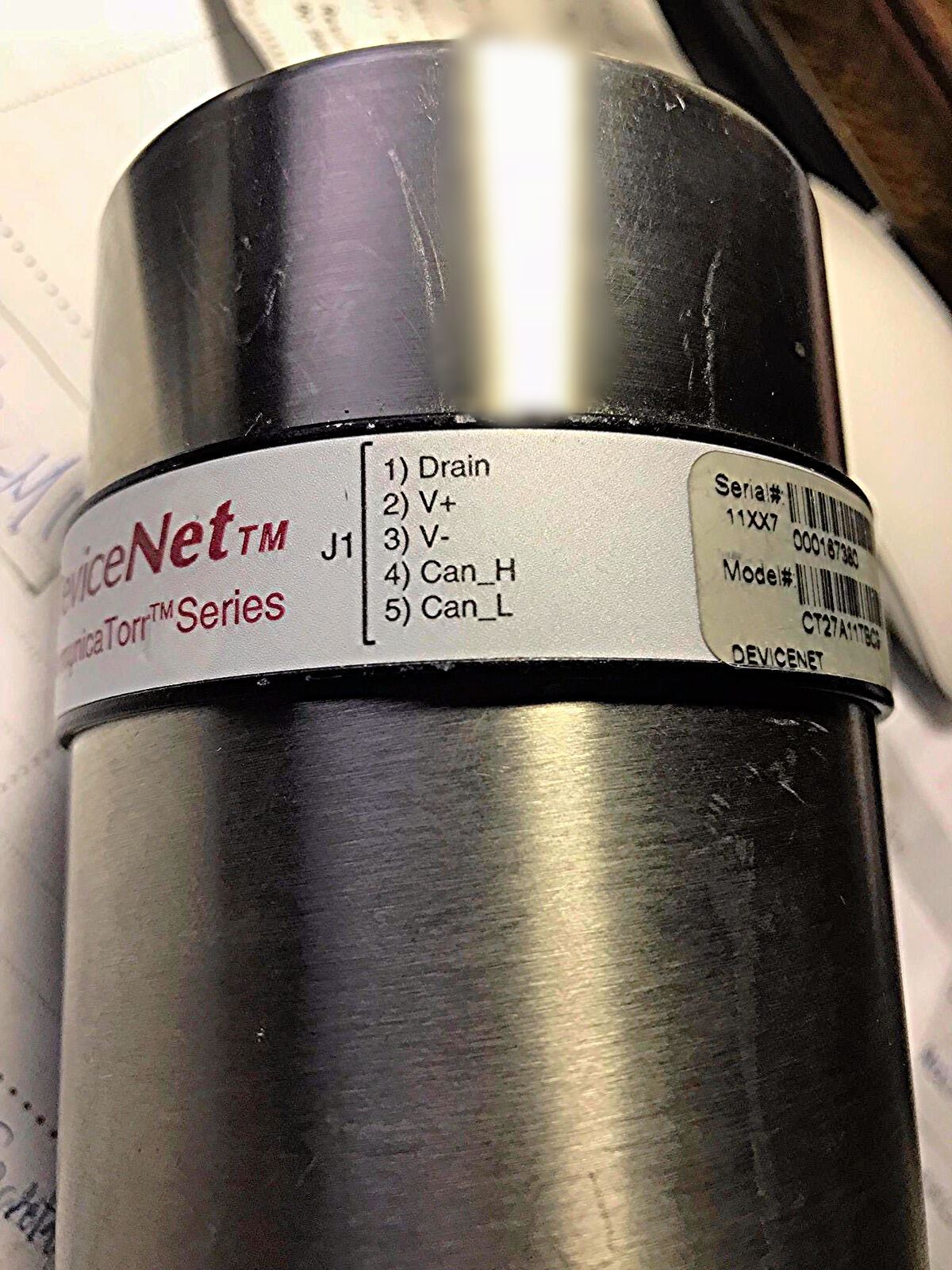 BARATRON MKS DEVICENET PRESSURE TRANSDUCER RANGE 16 TORR MODEL CT27A11TBC9 FSHIP