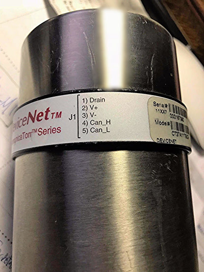 BARATRON MKS DEVICENET PRESSURE TRANSDUCER RANGE 16 TORR MODEL CT27A11TBC9 FSHIP