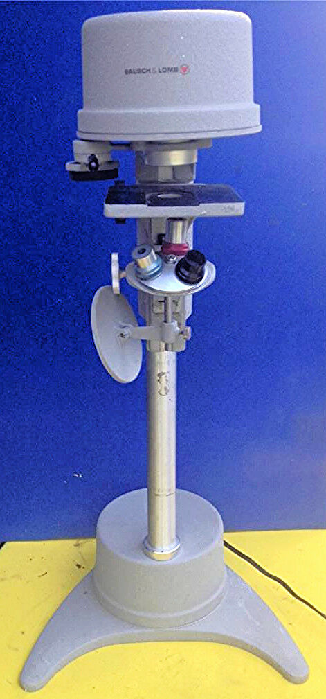 RARE BAUSCH & LOMB PROJECTION 42-63-59 INVERTED MICROSCOPE & ST