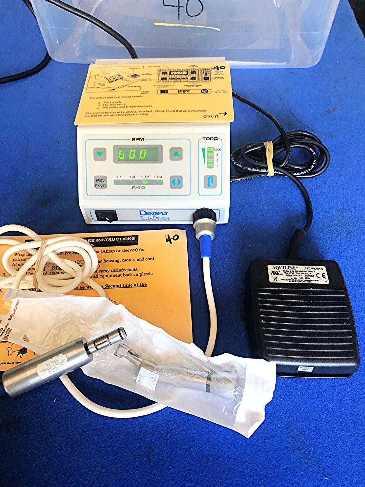 DENTSPLY AEU-20 COMPLETE with DRILL STERILIZED FREE SHIPPING WATCH VIDEO