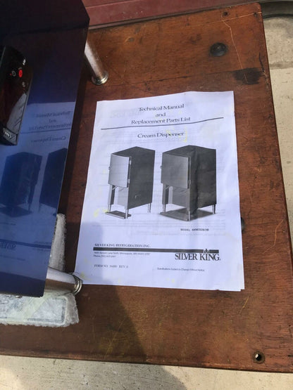 SILVERKING SKNES3B COMMERCIAL 3 FLAVOR ICED COFFEE CREAMER DISPENSER FREE SHIP