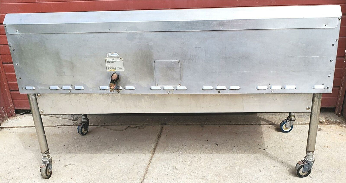 TOP-OF-THE-LINE KEATING MIRACLEAN 72x36FLD GAS GRIDDLE WHEELS WARRANTY FREE SHIP