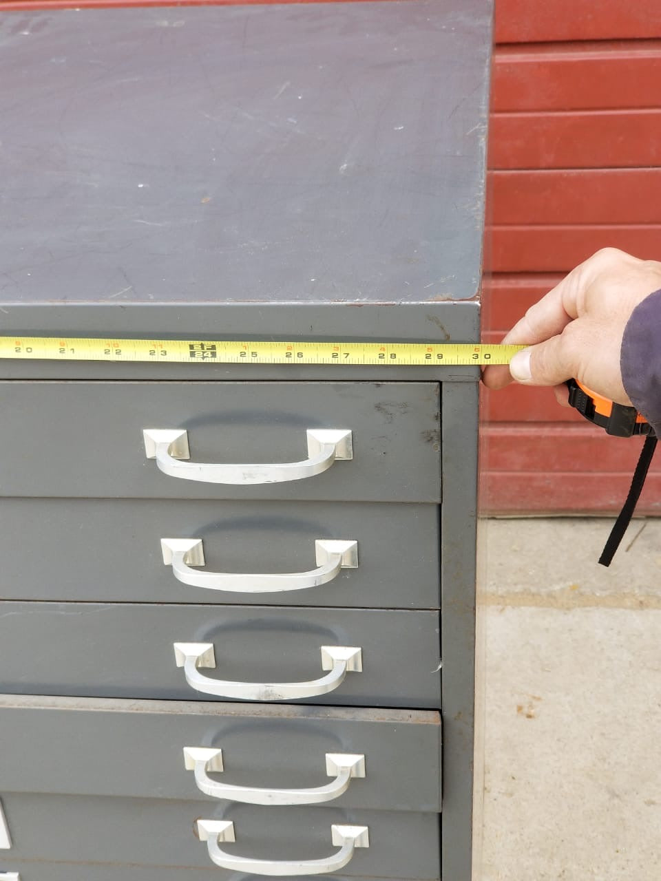 VINTAGE 1950's COLE STEEL MAP FILE STORAGE BIN CABINET DRAWER SYSTEM FREE SHIP