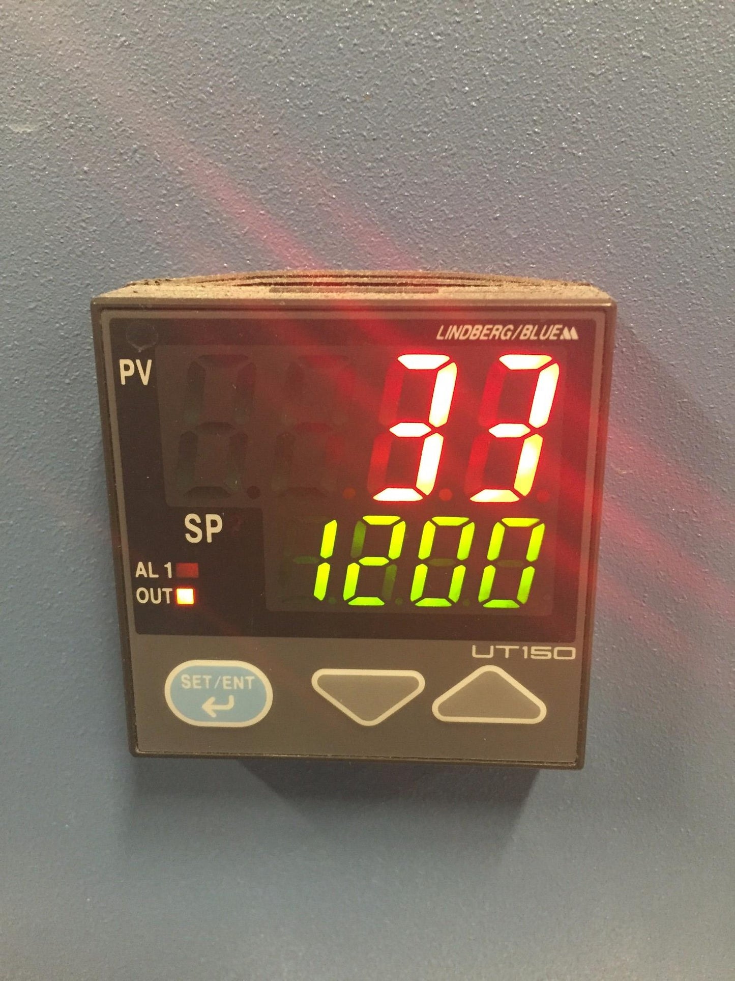 LINDBERG CC58114A-1 BLUE M CONTROLLER 54032-A TEMP2200 TUBE FURNACE WATCH VIDEO