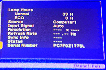 EPSON BRIGHTLINK 455WI Interactive LCD Projector 2500 lumens w COPERNICUS MOUNT