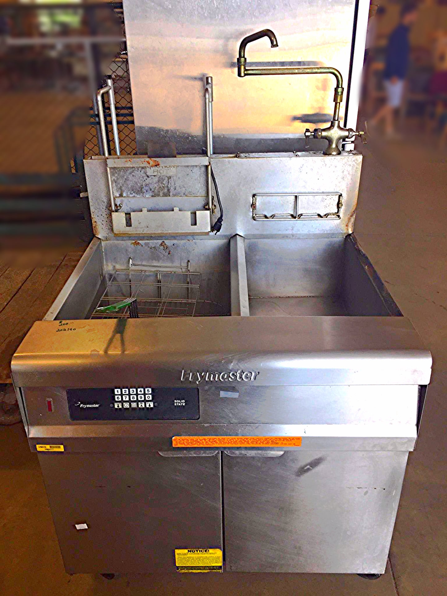 FRYMASTER GPCRBSC NATURAL GAS WH-90 PASTA COOKER & RINSE MAGIC SYSTEM FREE SHIP