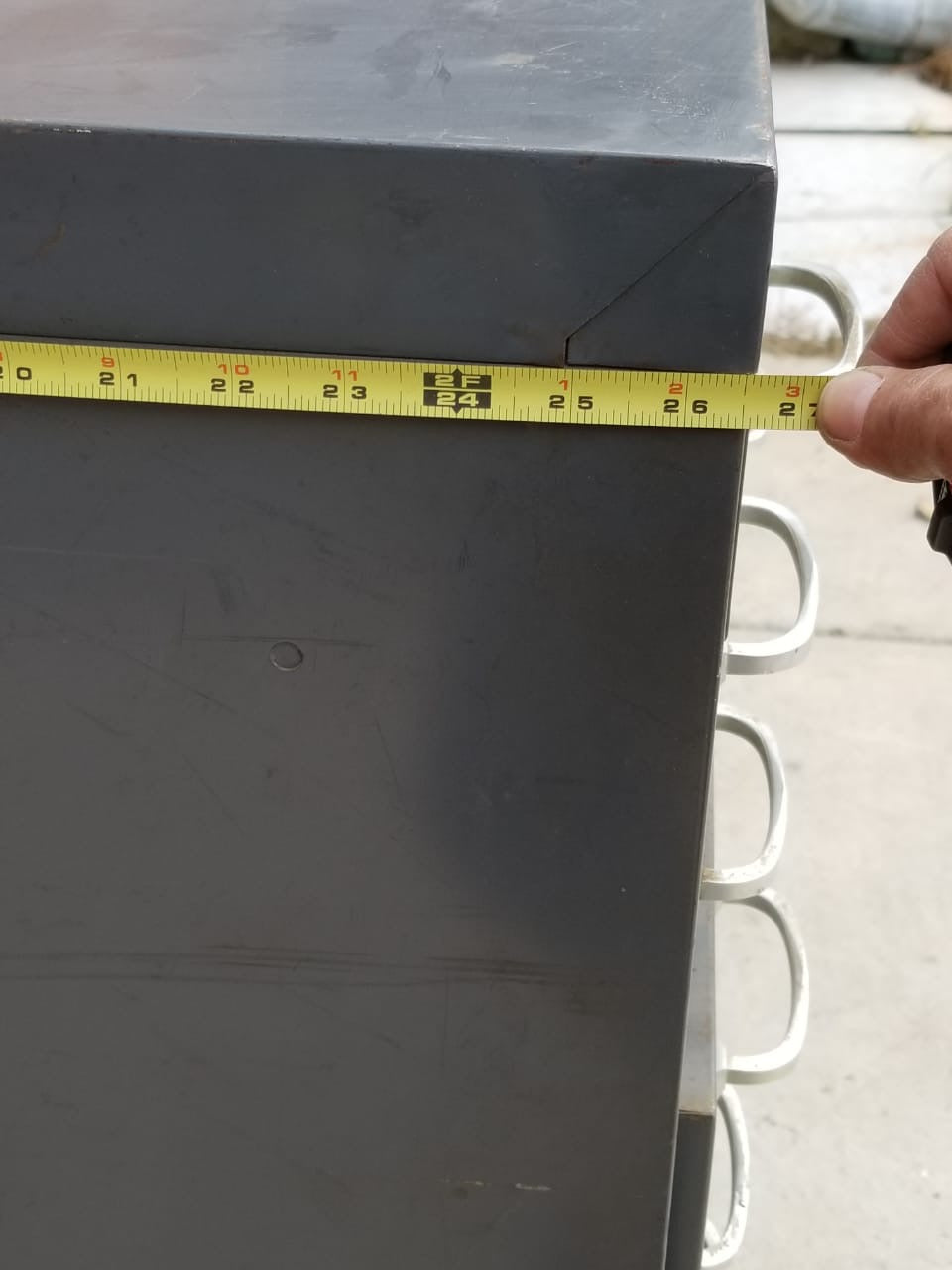 VINTAGE 1950's COLE STEEL MAP FILE STORAGE BIN CABINET DRAWER SYSTEM FREE SHIP