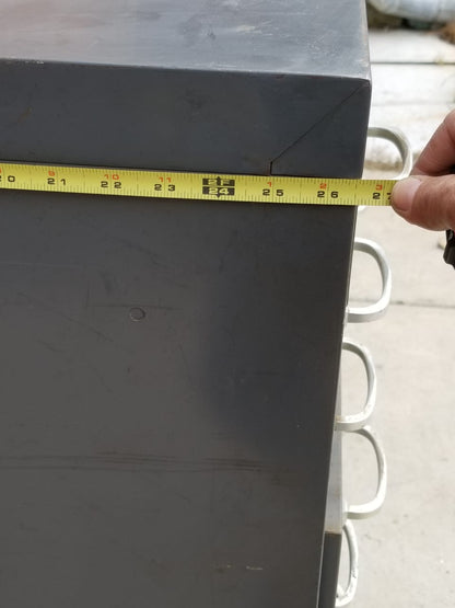 VINTAGE 1950's COLE STEEL MAP FILE STORAGE BIN CABINET DRAWER SYSTEM FREE SHIP