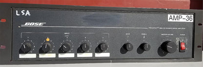 COMPLETE BOSE BMA-125 FREESPACE BUSINESS MUSIC AMPLIFIER MODEL 1A6089 WATCHVIDEO