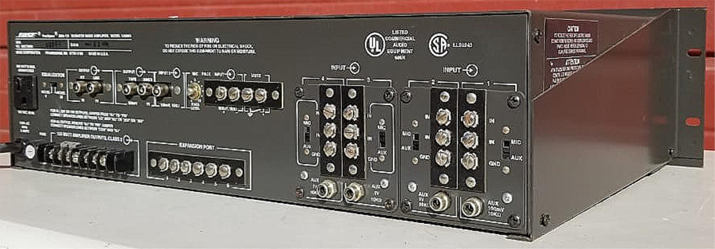 COMPLETE BOSE BMA-125 FREESPACE BUSINESS MUSIC AMPLIFIER MODEL 1A6089 WATCHVIDEO
