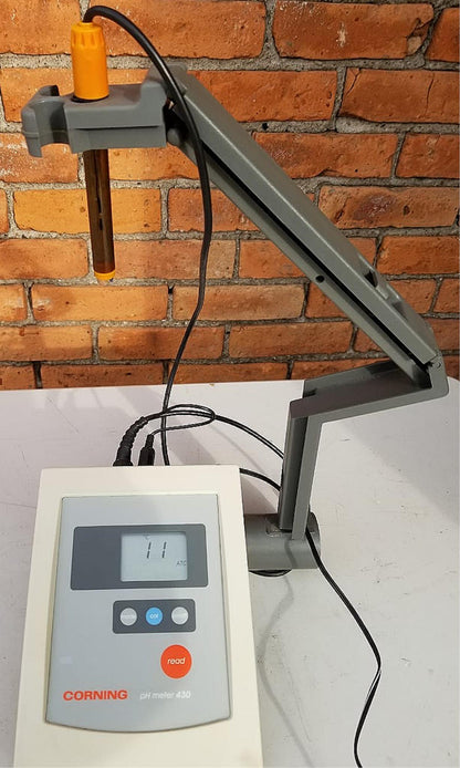 CORNING MODEL 430 PH METER with ELECTRODE MV MEASUREMENTS 100% WORKING FREESHIP