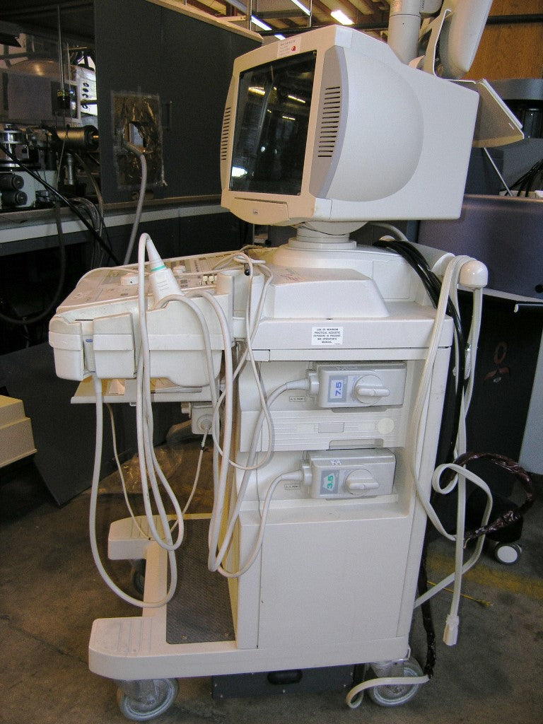 ALOKA DYNAVIEW SSD-1700 ULTRASOUND MACHINE 2 PROBES 3.5 & 7.5