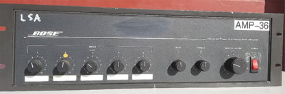 COMPLETE BOSE BMA-125 FREESPACE BUSINESS MUSIC AMPLIFIER MODEL 1A6089 WATCHVIDEO
