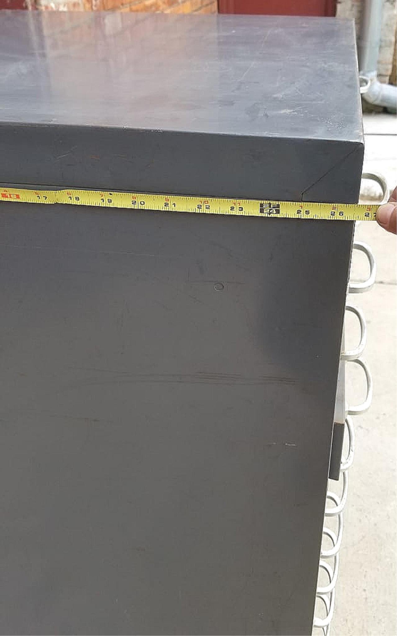 VINTAGE 1950's COLE STEEL MAP FILE STORAGE BIN CABINET DRAWER SYSTEM FREE SHIP