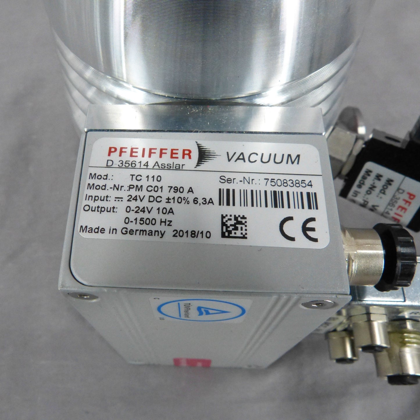PFEIFFER HiPACE 80 PM P03 942 + TC 110 TURBOMOLECULAR VACUUM PUMP FREE SHIP