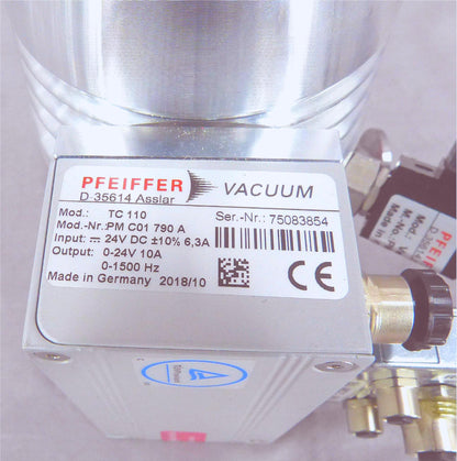 PFEIFFER HiPACE 80 PM P03 942 + TC 110 TURBOMOLECULAR VACUUM PUMP FREE SHIP