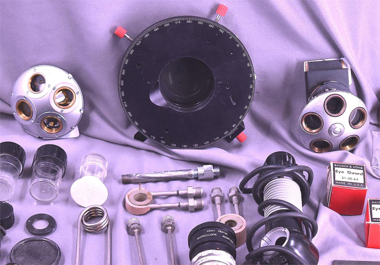 LOT OF MICROSCOPE PARTS ROTARY STAGE CONDENSER FREE SHIPPING