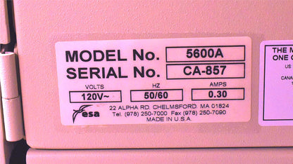 ESA 5600A COULARRAY ELECTROCHEM DETECTOR CHROMATOGRAPHY GRADIENT MANUAL FREESHIP