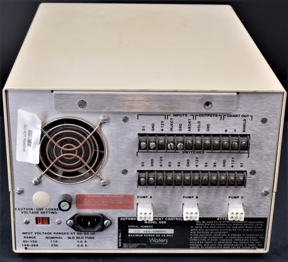 90DAYWARRANTY WATERS 680 GRADIENT CONTROLLER DIFFERENTIAL REFRACTOMETER FREESHIP