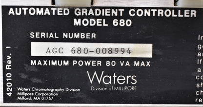 90DAYWARRANTY WATERS 680 GRADIENT CONTROLLER DIFFERENTIAL REFRACTOMETER FREESHIP