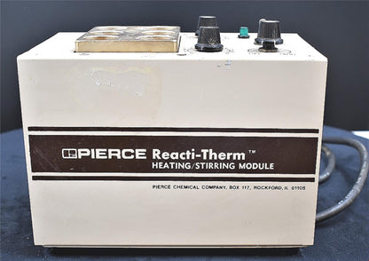 PIERCE REACTI-THERM HEATER STIRRER MODULE MODEL 18900 SERIES 344 FREE SHIP (Ste)