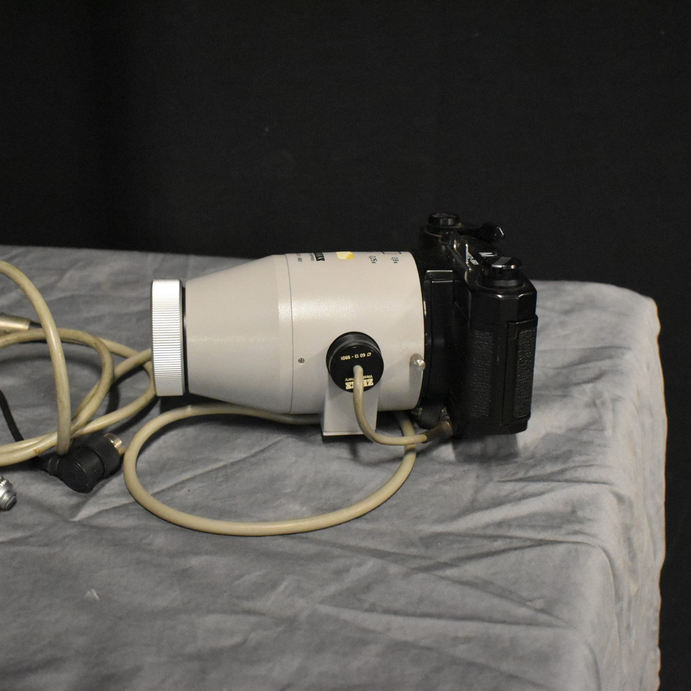 LOT OF 1980's ZEISS PHOTOMICROSCOPE M-63 35mm CYLINDER AUTO EXPOS PARTS FREESHIP