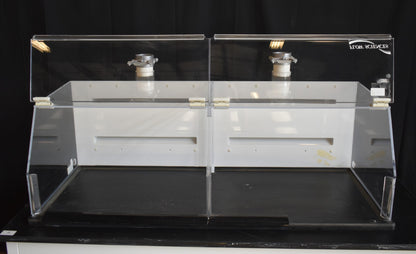 (2) FLOW SCIENCES VBSE VENTED 3ft SAFETY ENCLOSURE FUME HOOD