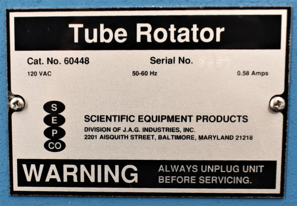 SCIENTIFIC 60448 TUBE ROTATOR FREE SHIP