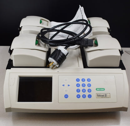BIORAD PTC0240C TETRAD2 PELTIER PROGRAMMABLE 96WELL THERMAL CYCLER 4 ALPHA BLOCK