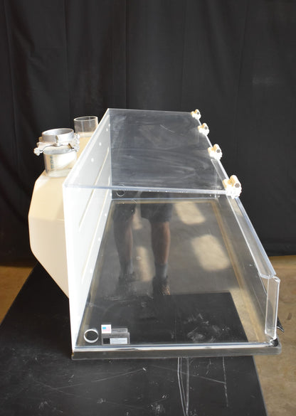 (2) FLOW SCIENCES VBSE VENTED 3ft SAFETY ENCLOSURE FUME HOOD