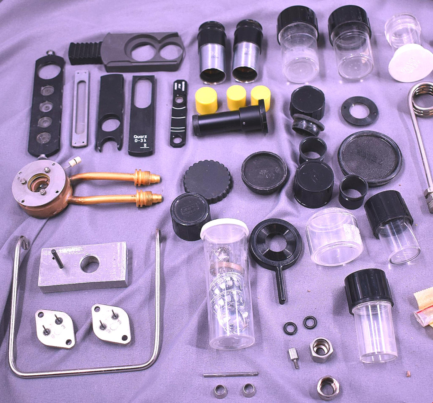 LOT OF MICROSCOPE PARTS ROTARY STAGE CONDENSER FREE SHIPPING