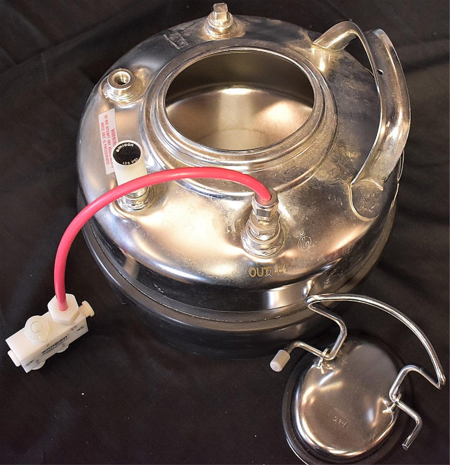 ASME ALLOY PRODUCTS PRESSURE VESSEL RESERVOIR AMICON® CDS-10 STIRRED CELL VALVE