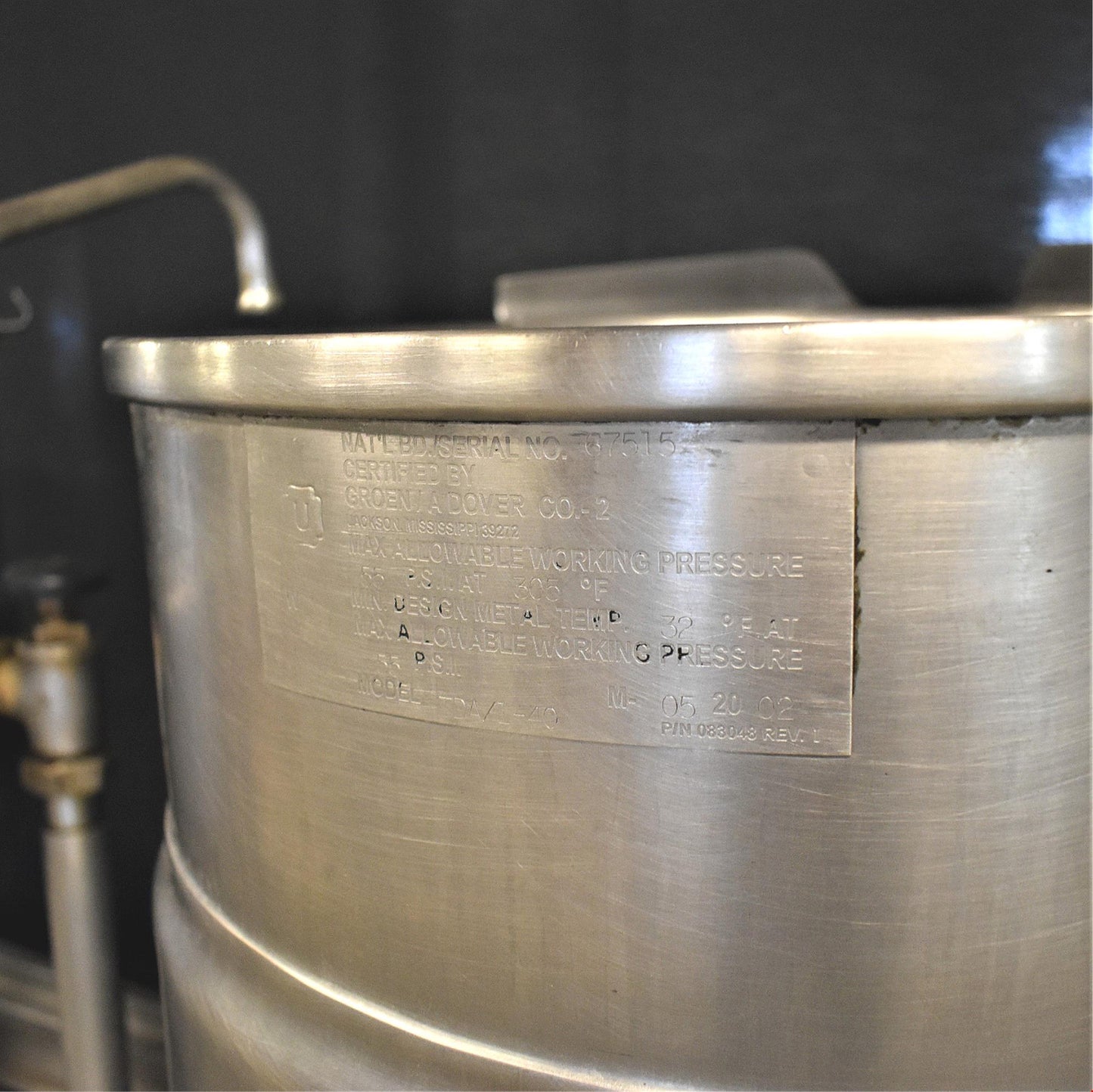 RARE 3 UNIT STATION GROEN TDA/1-40 DIRECT STEAM 30 GALLON TILT KETTLES FREESHIP