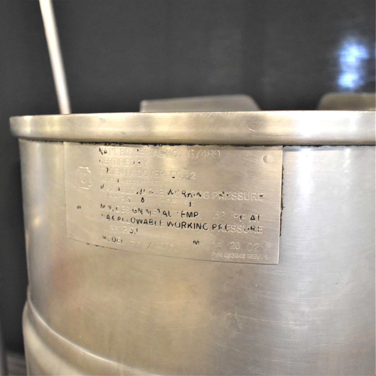 RARE 3 UNIT STATION GROEN TDA/1-40 DIRECT STEAM 30 GALLON TILT KETTLES FREESHIP