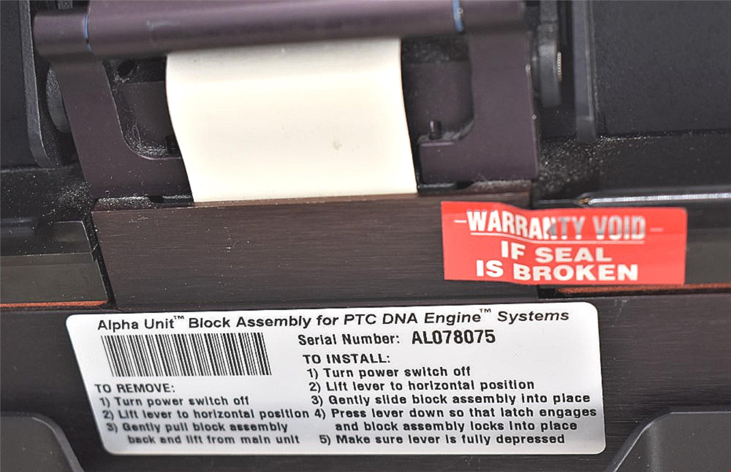 FOR PARTS PTC240 BIORAD TETRAD-2 PELTIER PROGRAMMABLE THERMAL CYCLER WELL HOT