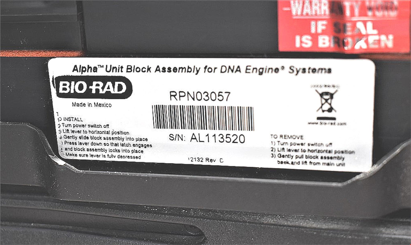 FOR PARTS PTC240 BIORAD TETRAD-2 PELTIER PROGRAMMABLE THERMAL CYCLER WELL HOT