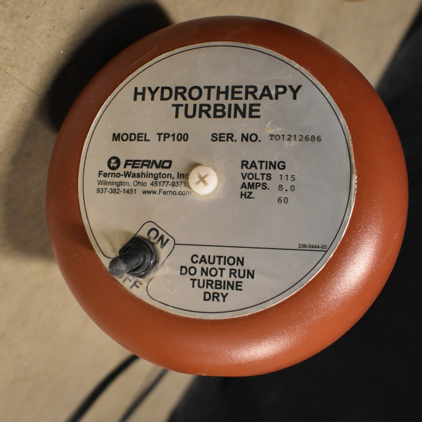 FERNO ILLE 680 WHIRPOOL HYDROTHERAPY PHYSIOTHERAPY BATH with COUNTER FREE SHIP