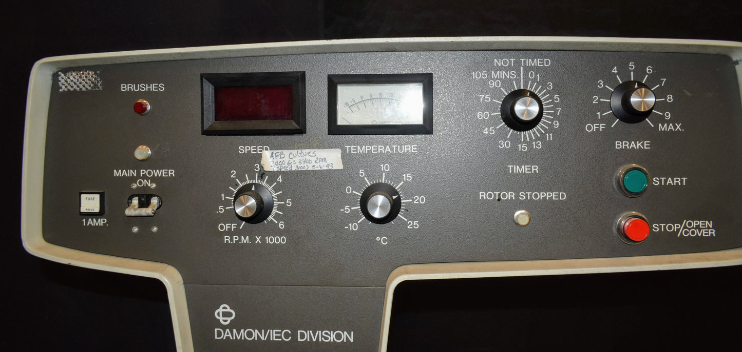 DAMON IEC DPR6000 REFRIGERATED FLOOR ULTRA-CENTRIFUGE ROTOR WATCH VIDEO FREESHIP