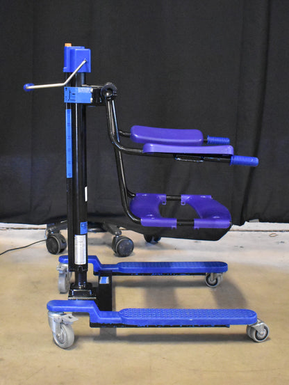 ARJO 17" Up To 36" MANUAL PATIENT TRANSFER LIFT up to 300 lbs PLEASE WATCH VIDEO